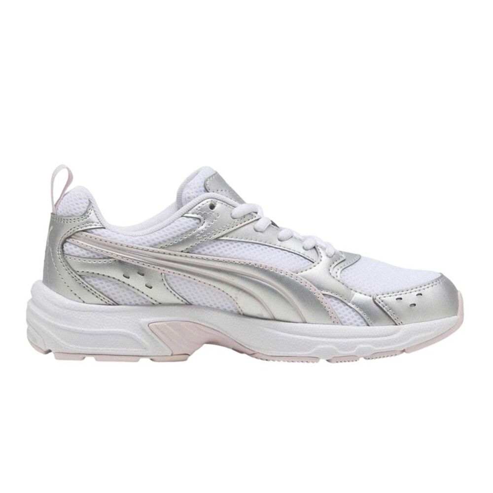 Puma Womens/Ladies Milenio Tech Sneakers / White/Pink
